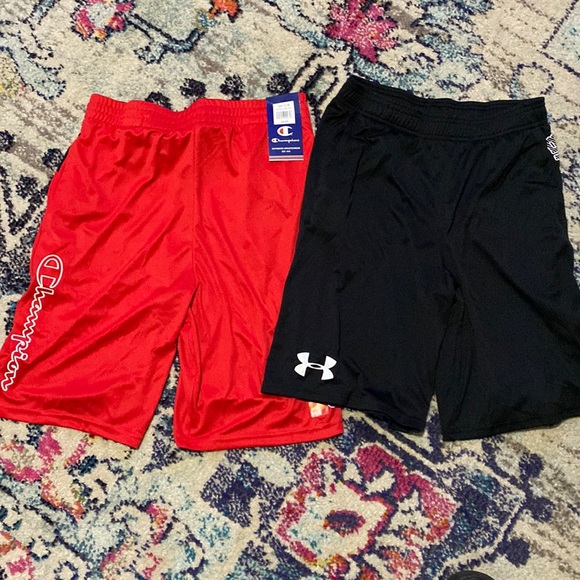 Youth XL shorts. NWT Champion and Under Armour - Picture 1 of 5